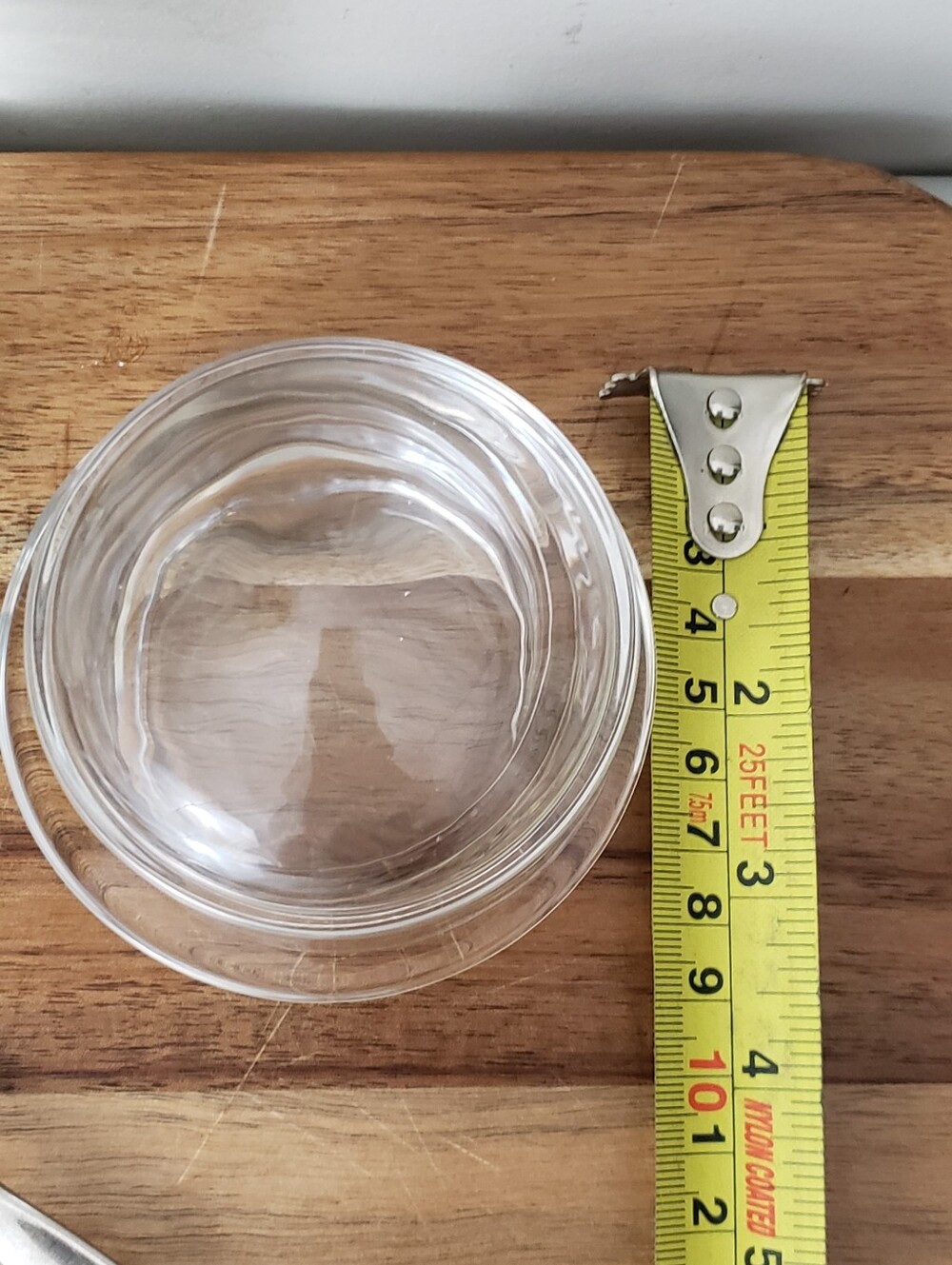 Clear Glass Mini Butter Dish & Silver Plated Butter Knife - Picture 7 of 7